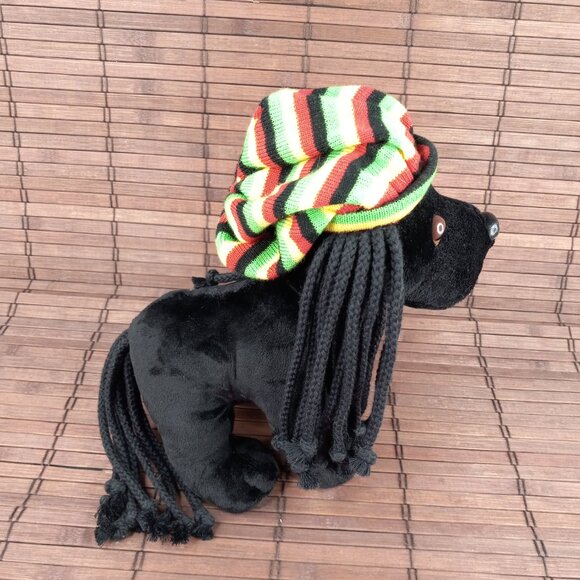 Webkinz Rockerz Dog Island Rhythm HM5112 Sealed Code Black Lab Plush Dreadlocks - Picture 11 of 14